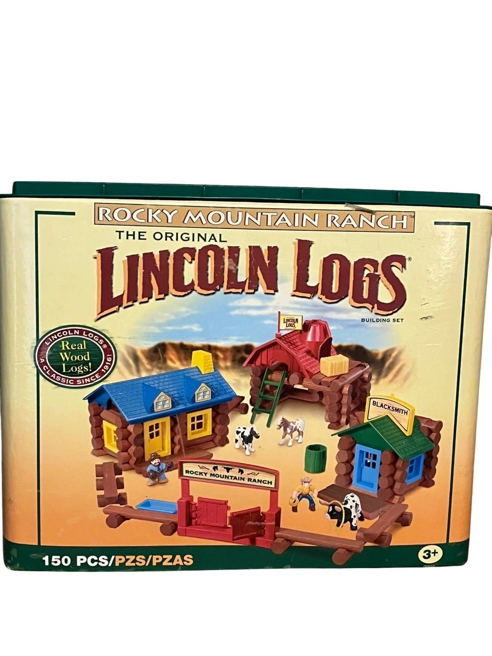 Lincoln Logs Rocky Mountain Ranch Building Set 150-Piece Building Set